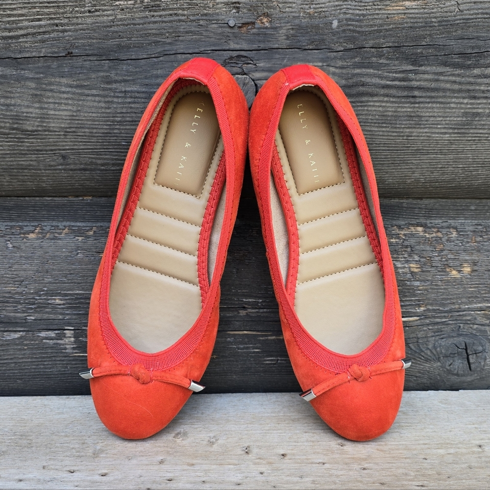 Kelly & Katie NEW Perri Modern Feminine Minimalist Comfort Ballet Flats  7M - Picture 7 of 16